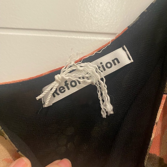 REFORMATION Eastside Floral One Shoulder Dress - Picture 6 of 7